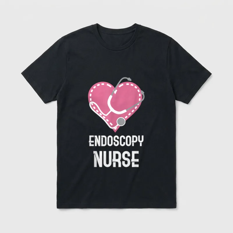 Endo Nurse Gastroenterology Endoscopy GI Nurses T-Shirt – Classic T-Shirt in Black
