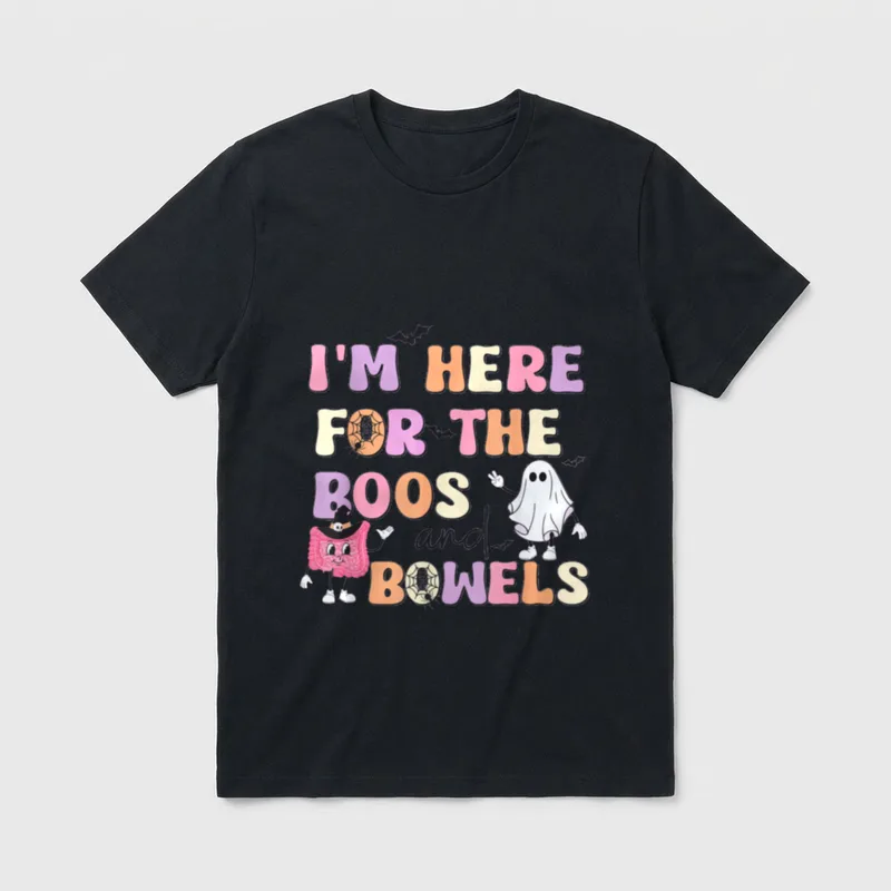 Halloween Gi Nurse Boos and Bowels T-Shirt – Classic T-Shirt in Black