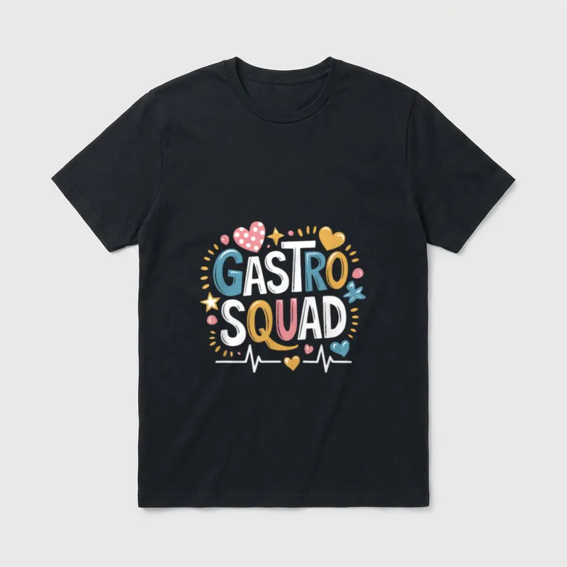 Endoscopy Nursing Gastro Squad T-Shirt – Classic T-Shirt in Black