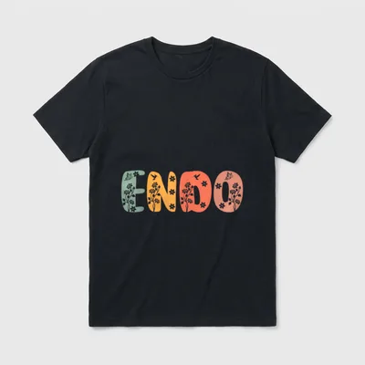 Floral Boho Endo Tech Nurse GI T-Shirt – Classic T-Shirt in Black