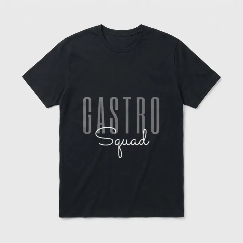 Occupational Gastro Gastro Squad Nurse T-Shirt – Classic T-Shirt in Black