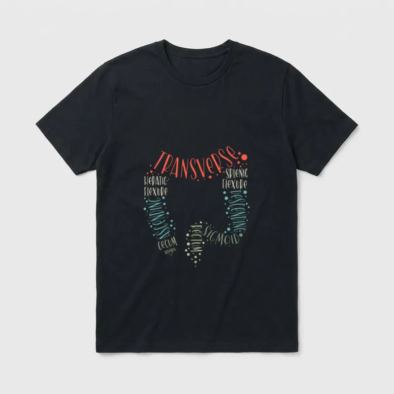 GI Endoscopy Nurse Endo Tech Anatomy T-Shirt – Classic T-Shirt in Black