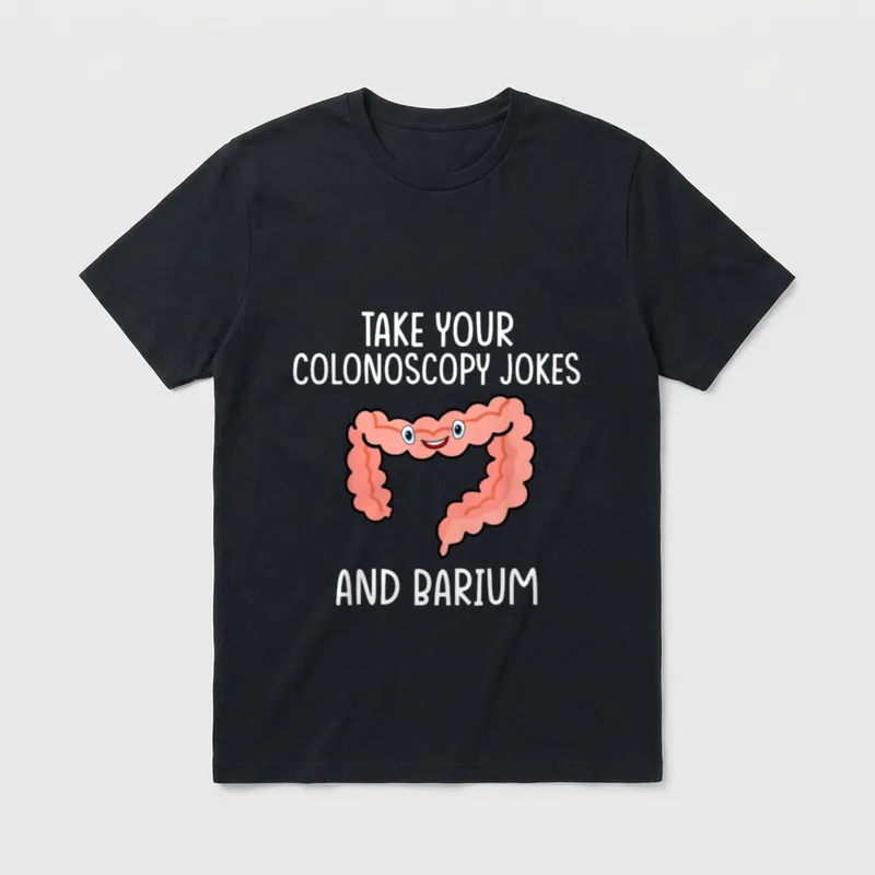 Gastroenterology Nurse Endoscopy Colonoscopy Medical T-Shirt – Classic T-Shirt in Black