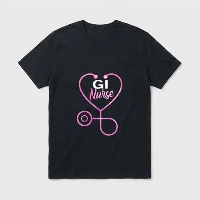 GI Nurse Endoscopic Nurses Gastroenterology T-Shirt – Classic T-Shirt in Black