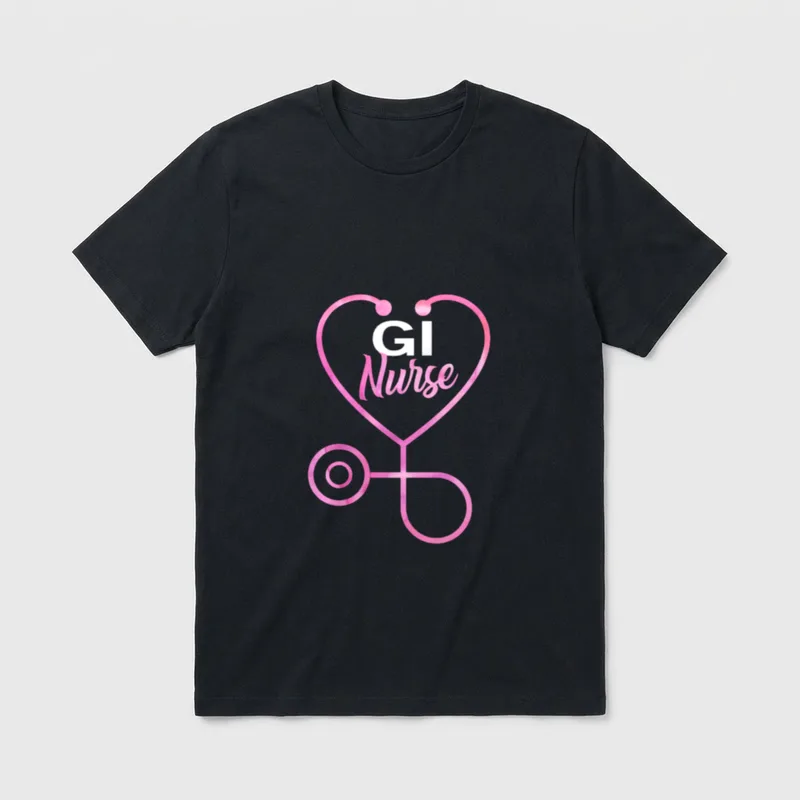 GI Nurse Endoscopic Nurses Gastroenterology T-Shirt – Classic T-Shirt in Black
