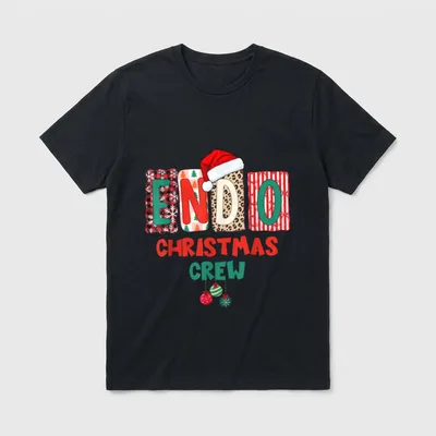 ENDO Christmas Crew Endoscopy Nurse GI T-Shirt – Classic T-Shirt in Black