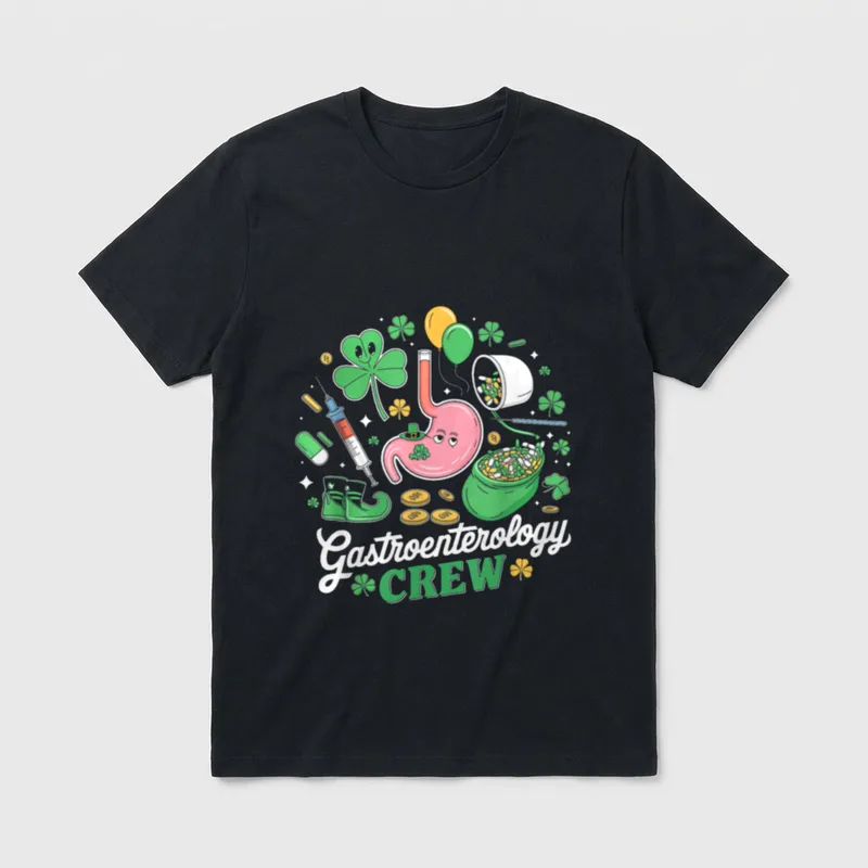 Crew St Day Gastro Squad GI T-Shirt – Classic T-Shirt in Black