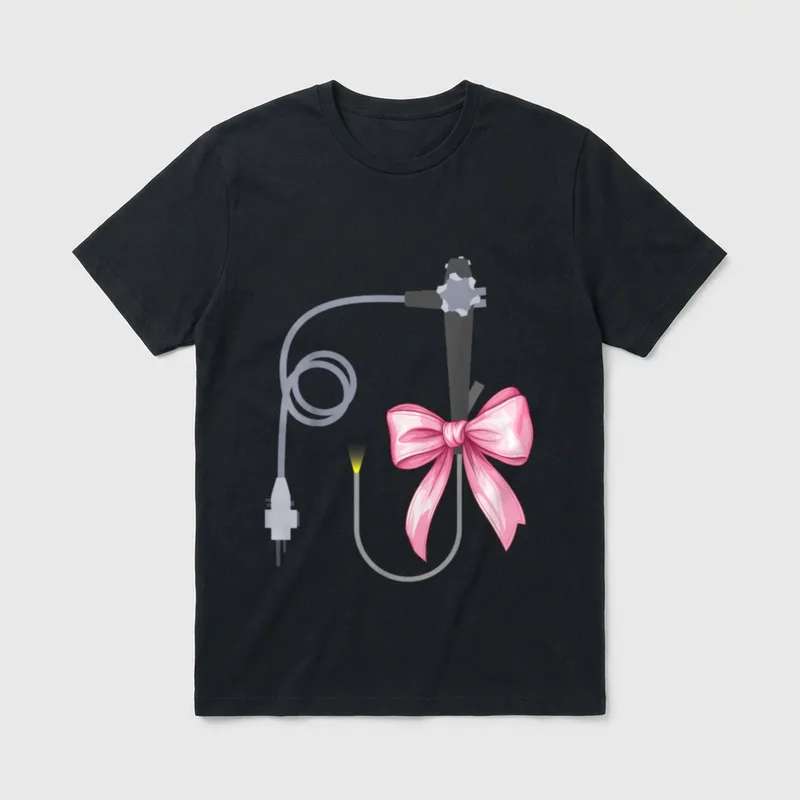 Coquette Bow Endoscopy Nurse Gastroenterology ENDO T-Shirt – Classic T-Shirt in Black