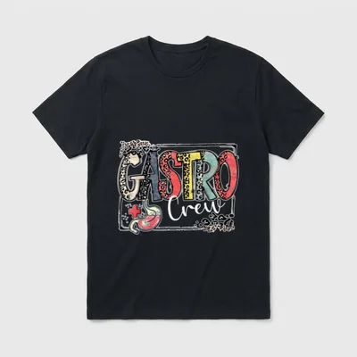 Gastro Crew Nurse Colonoscopy Endoscopy T-Shirt – Classic T-Shirt in Black