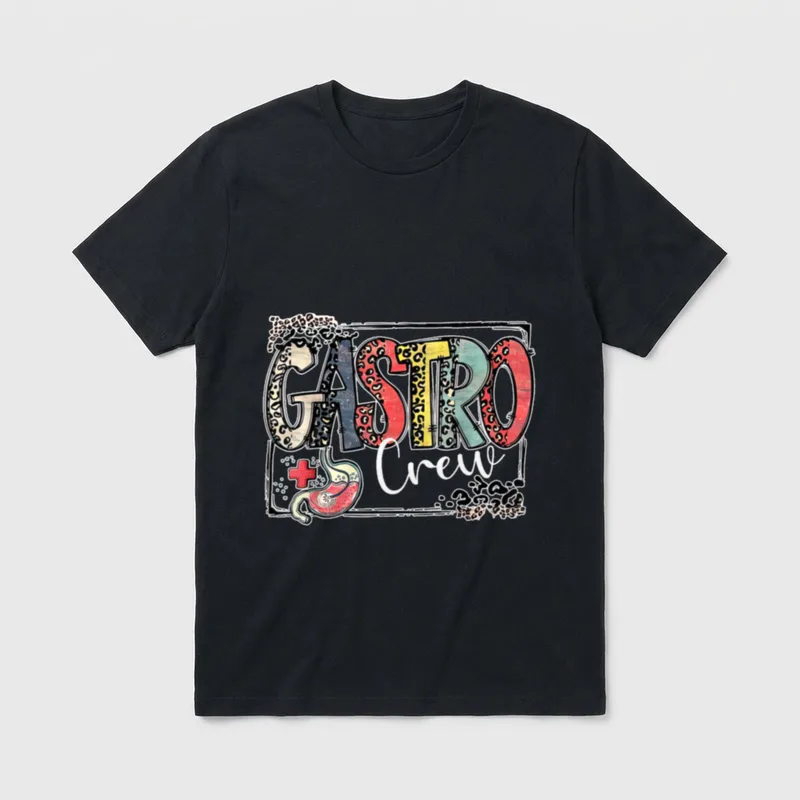 Gastro Crew Nurse Colonoscopy Endoscopy T-Shirt – Classic T-Shirt in Black