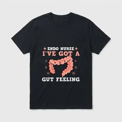 Endoscopy Nurse Humor GI Nurses Gastroenterology T-Shirt – Classic T-Shirt in Black