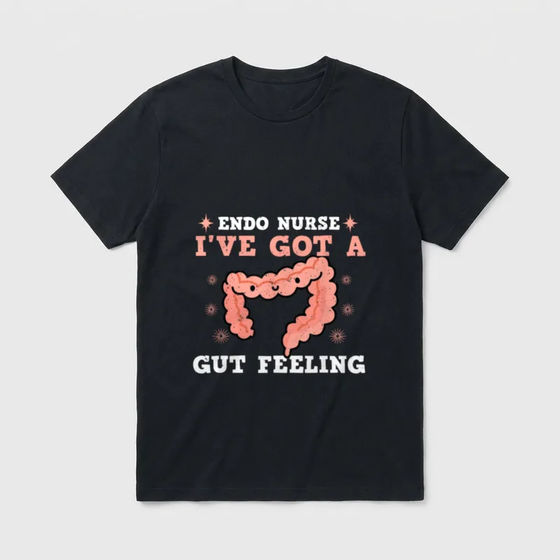 Endoscopy Nurse Humor GI Nurses Gastroenterology T-Shirt – Classic T-Shirt in Black
