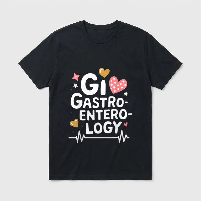 Endoscopy Nursing Gi Gastroenterology T-Shirt – Classic T-Shirt in Black