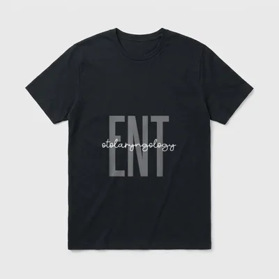 Otolaryngology ENT Doctor Nurse Ear Nose T-Shirt – Classic T-Shirt in Black