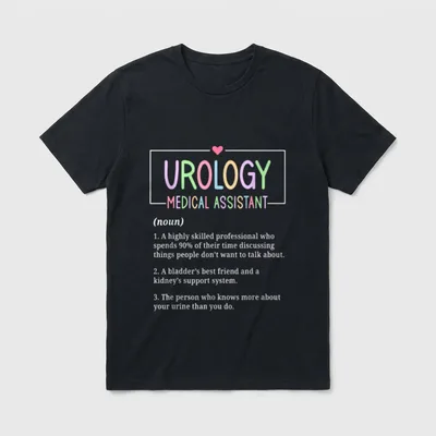 Urology Nurse Funny Definition Medical Assistant T-Shirt – Classic T-Shirt in Black
