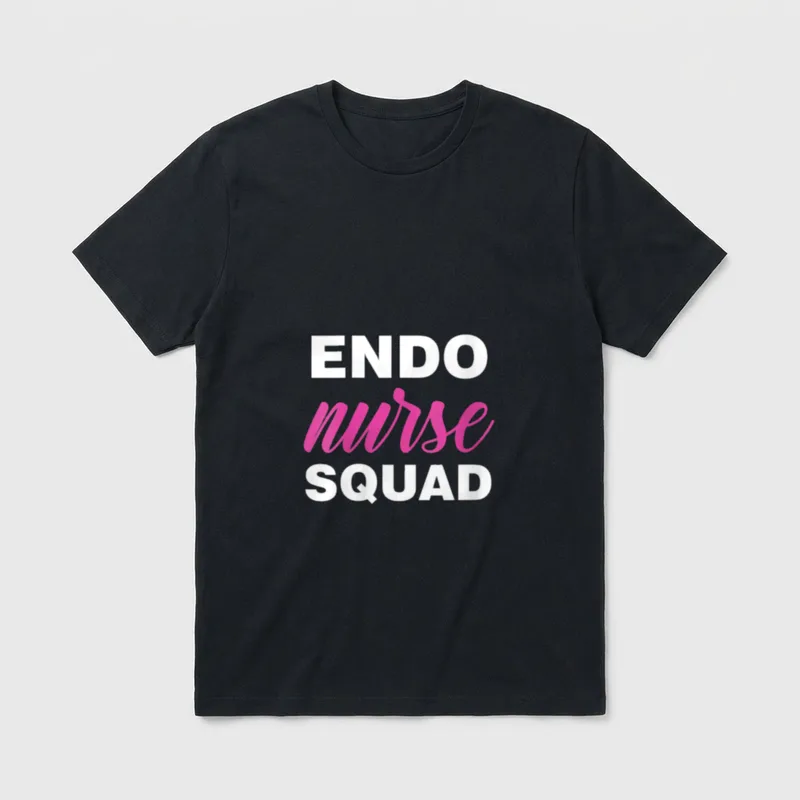 Endoscopy Nurse Registered GI Nurses RN T-Shirt – Classic T-Shirt in Black