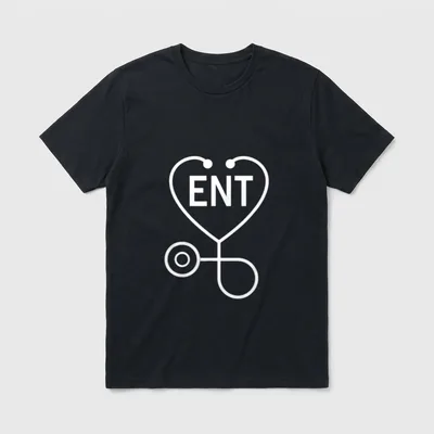 ENT Doctor Nurse Ear Nose Throat T-Shirt – Classic T-Shirt in Black