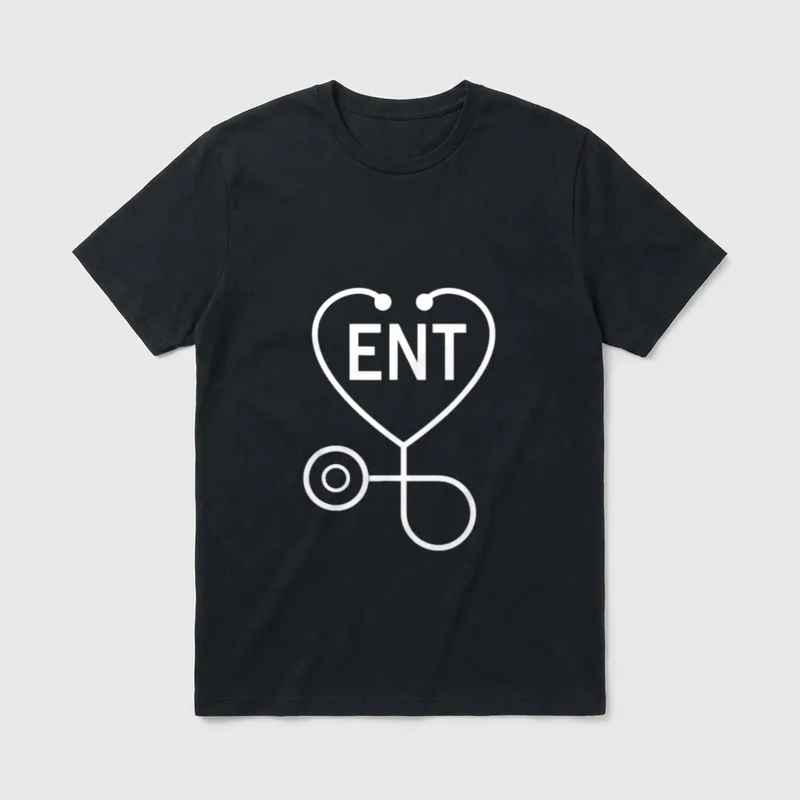 ENT Doctor Nurse Ear Nose Throat T-Shirt – Classic T-Shirt in Black