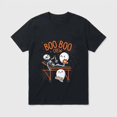 Crew Ghost Doctor Paramedic EMT Nurse T-Shirt – Classic T-Shirt in Black