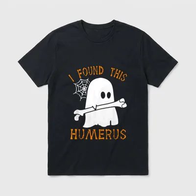 Found This Humerus Funny Ghost Nurse T-Shirt – Classic T-Shirt in Black