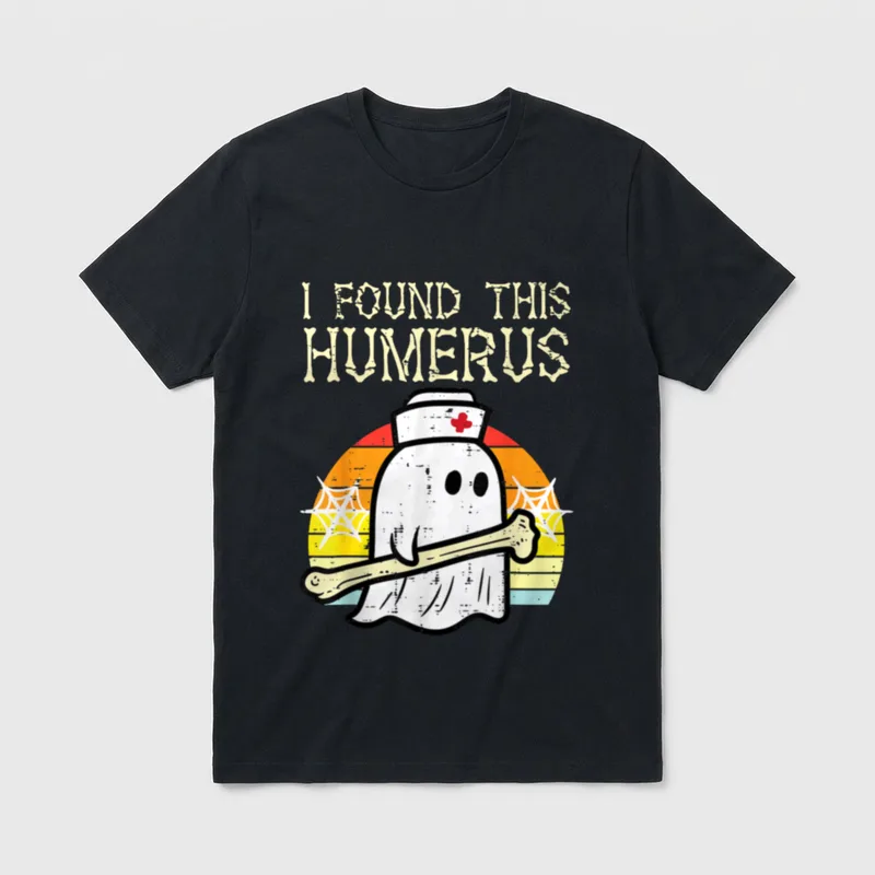 Halloween Nurse Found This Humerus Costume T-Shirt – Classic T-Shirt in Black