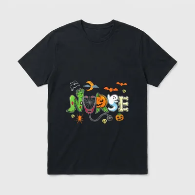 Halloween Nurse Costume Trick or Treat T-Shirt – Classic T-Shirt in Black