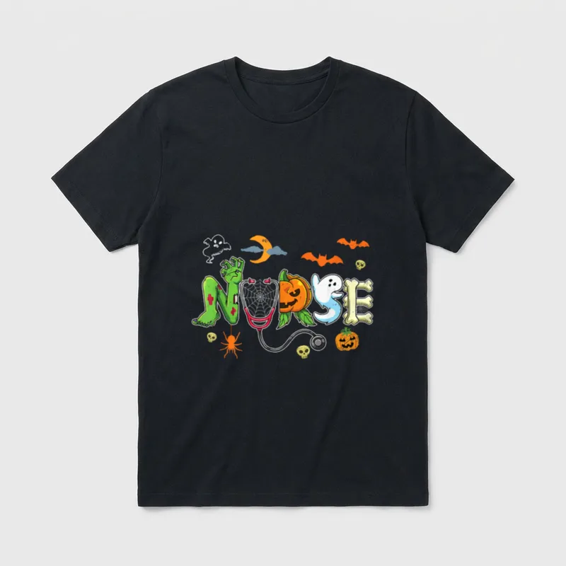 Halloween Nurse Costume Trick or Treat T-Shirt – Classic T-Shirt in Black