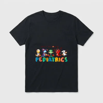 Pediatric Happy Halloween Cute Dinosaur Costume T-Shirt – Classic T-Shirt in Black