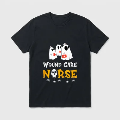 Halloween Wound Care Nurse Costume T-Shirt – Classic T-Shirt in Black