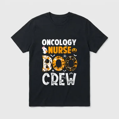 Oncology Nurse Boo Crew T-Shirt – Classic T-Shirt in Black