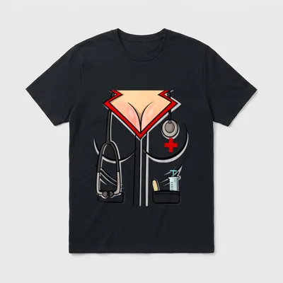 Sexy Nurse Halloween Costume T-Shirt – Classic T-Shirt in Black