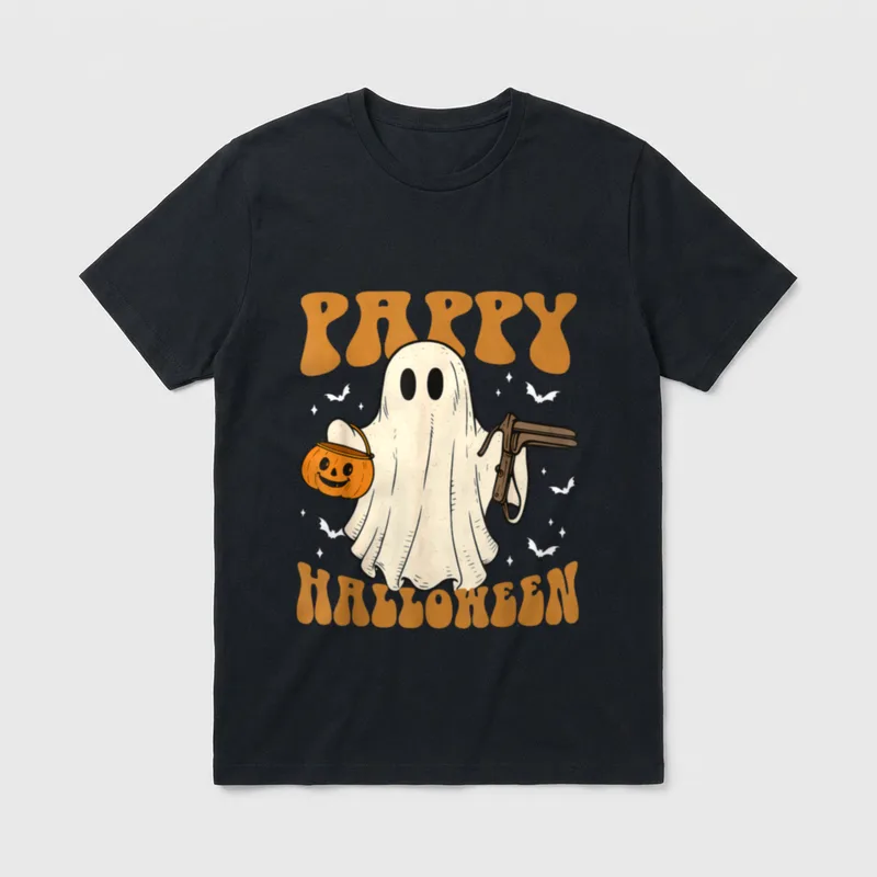 Pappy Halloween Ghost with Speculum OB T-Shirt – Classic T-Shirt in Black