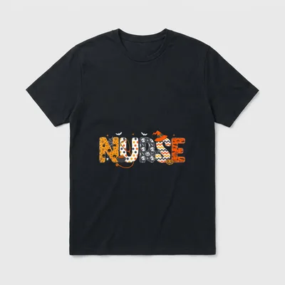 Nurse Halloween Costume Funny Nursing Girls T-Shirt – Classic T-Shirt in Black