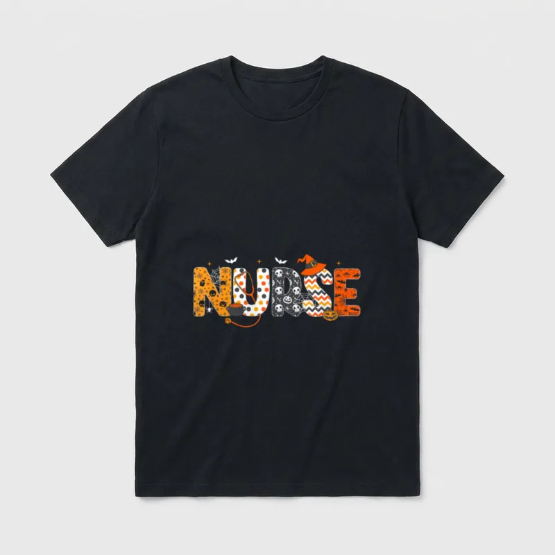 Nurse Halloween Costume Funny Nursing Girls T-Shirt – Classic T-Shirt in Black