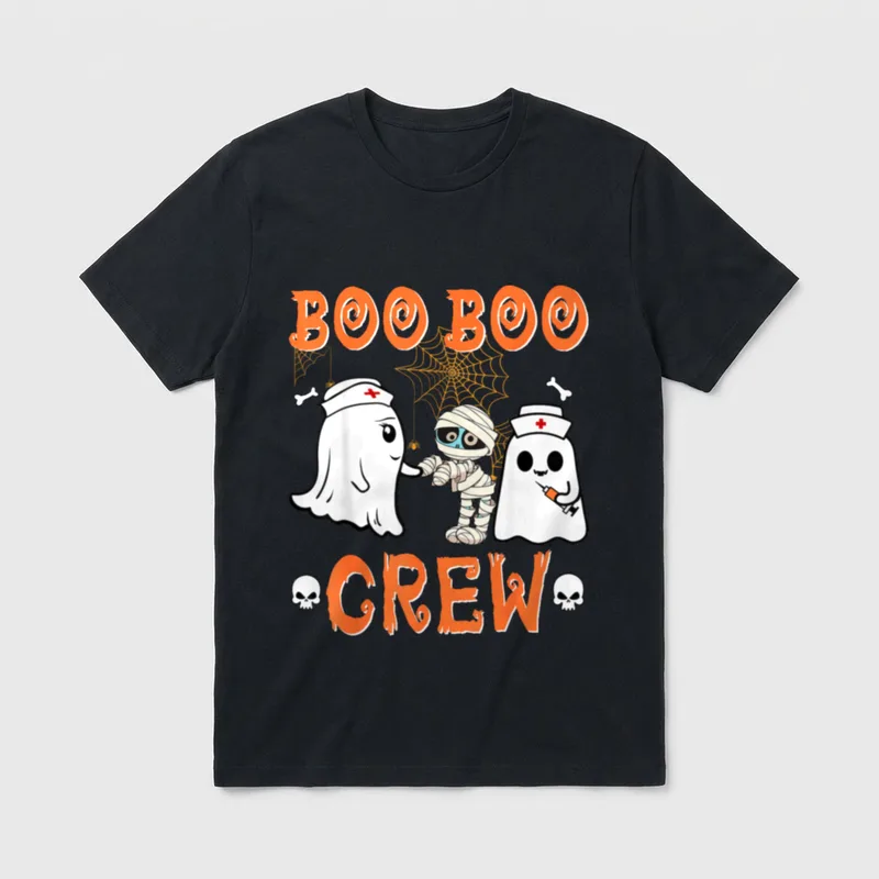 Boo Boo Crew Nurse Funny Lightweight T-Shirt – Classic T-Shirt in Black