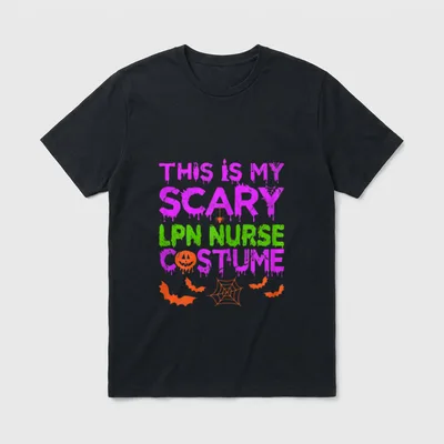 This Is My Scary LPN Nurse T-Shirt – Classic T-Shirt in Black