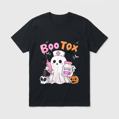 Boo Tox Nurse Ghost Filler Botox T-Shirt – Classic T-Shirt in Black