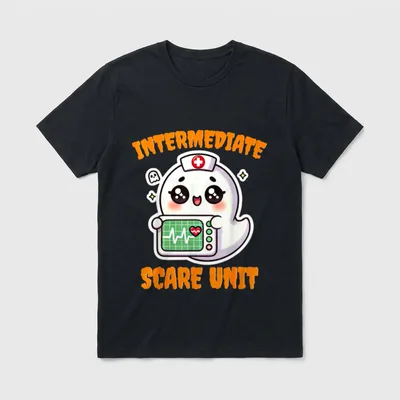 IMCU Intermediate Care Scare Unit Halloween T-Shirt – Classic T-Shirt in Black