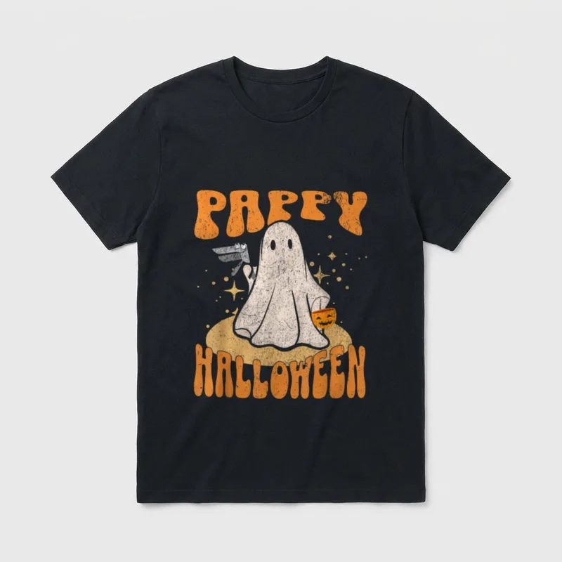 Halloween Ghost with Speculum OB Pappy T-Shirt – Classic T-Shirt in Black