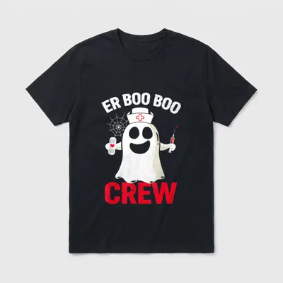 Halloween Nurse Party ER Boo Boo T-Shirt – Classic T-Shirt in Black