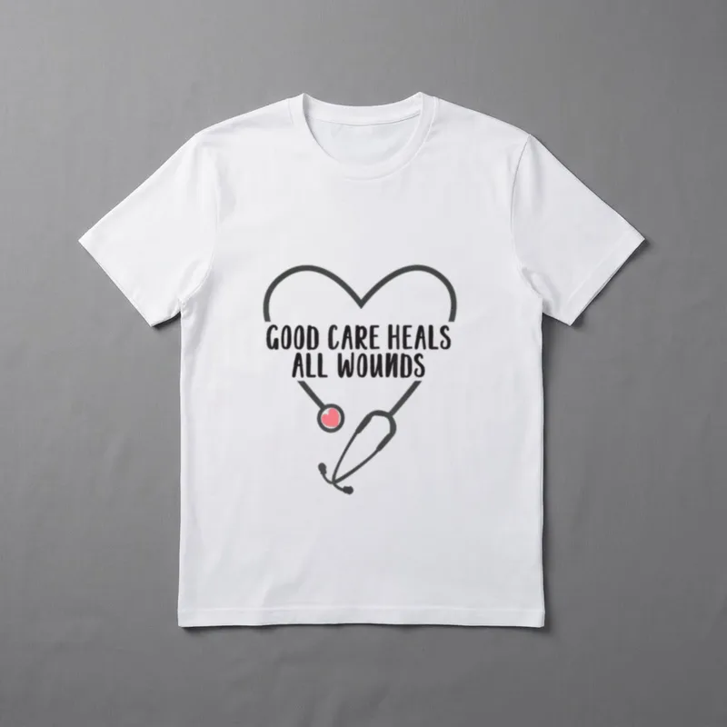 Wound Care Nurse Good Heals All T-Shirt – GOOD CARE HEALS ALL WOUNDS – Classic T-Shirt in Black