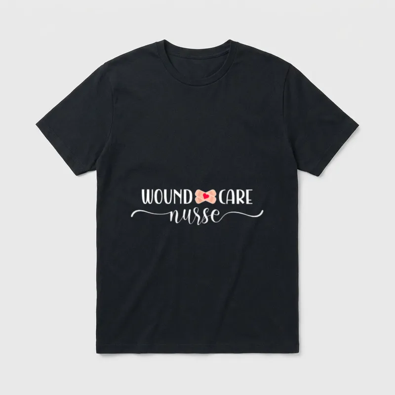 Wound Care Nurse Dedicated T-Shirt – Classic T-Shirt in Black