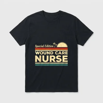 Special Edition Wound Care Nurse RN T-Shirt – Classic T-Shirt in Black