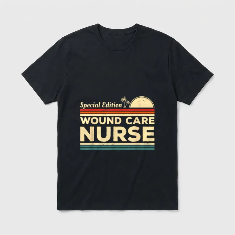 Special Edition Wound Care Nurse RN T-Shirt – Classic T-Shirt in Black