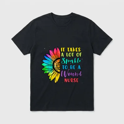 Wound Care Nurse Ostomy RN Practitioner T-Shirt – Classic T-Shirt in Black