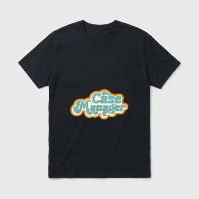 Case Manager Repeat Nurse Healthcare Management T-Shirt – Classic T-Shirt in Black