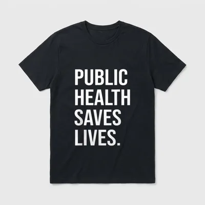 Nursing Epidemiology Public Health Saves Lives T-Shirt – Classic T-Shirt in Black