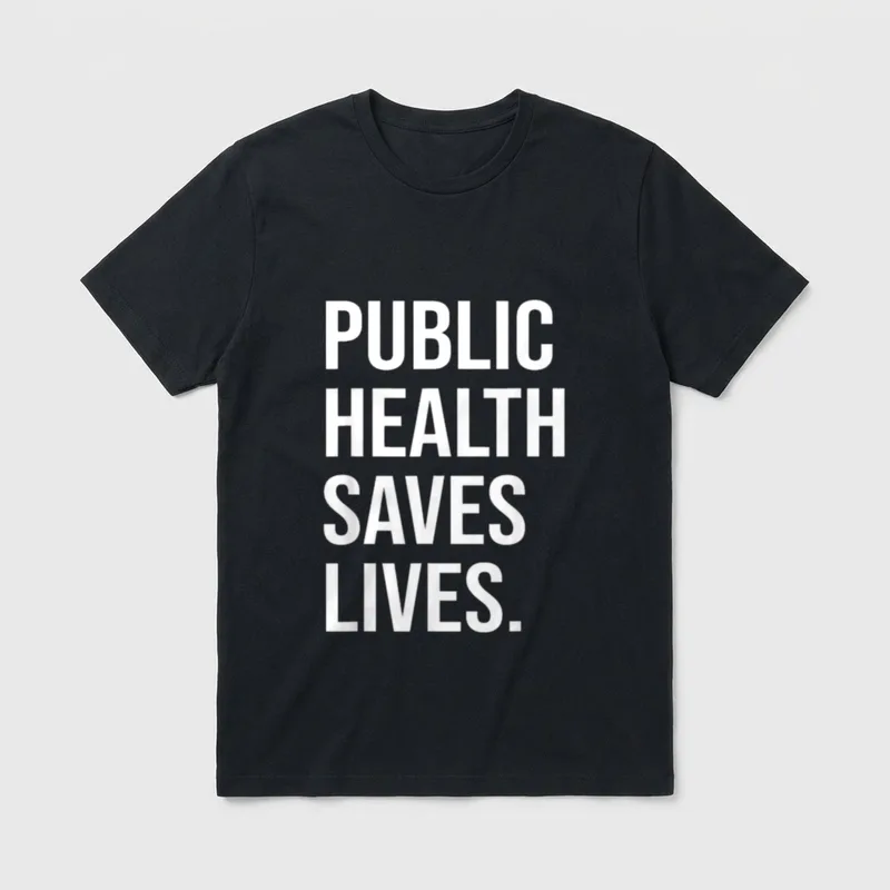 Nursing Epidemiology Public Health Saves Lives T-Shirt – Classic T-Shirt in Black