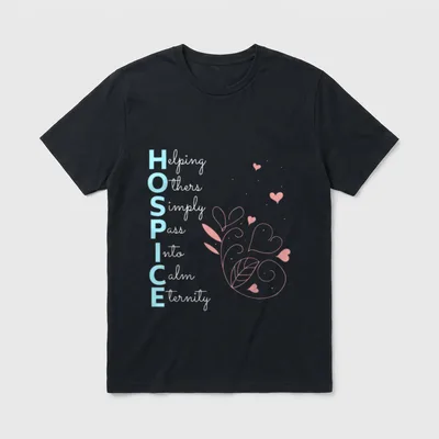 Hospice Nurse Terminal T-Shirt – Classic T-Shirt in Black
