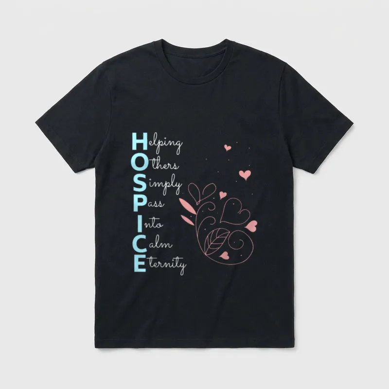 Hospice Nurse Terminal T-Shirt – Classic T-Shirt in Black